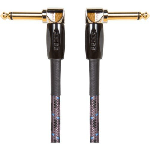 Roland 3ft / 1m instrument cable, angled/angled 1/4 inch jack - Image 4