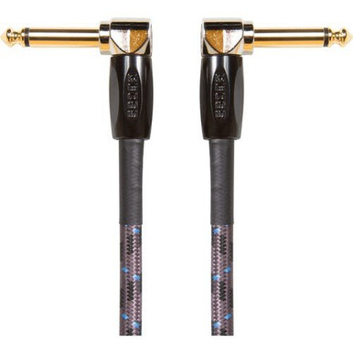 Roland 3ft / 1m instrument cable, angled/angled 1/4 inch jack