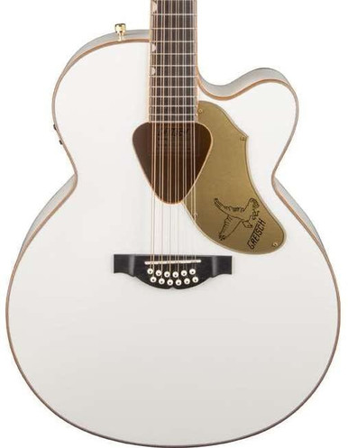 Gretsch G5022CWFE Rancher Falcon Jumbo 12 String Guitar in White