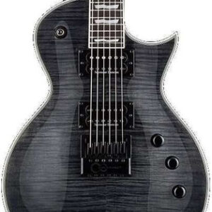 ESP LTD EC-1000 ET FM Electric Guitar in See-Thru Black