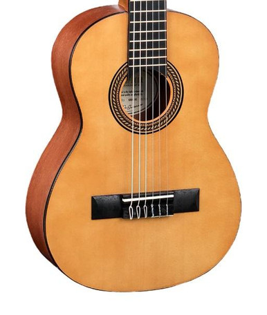 Valencia VC201NA 1/4 Classical Guitar in Antique Natural - Image 1