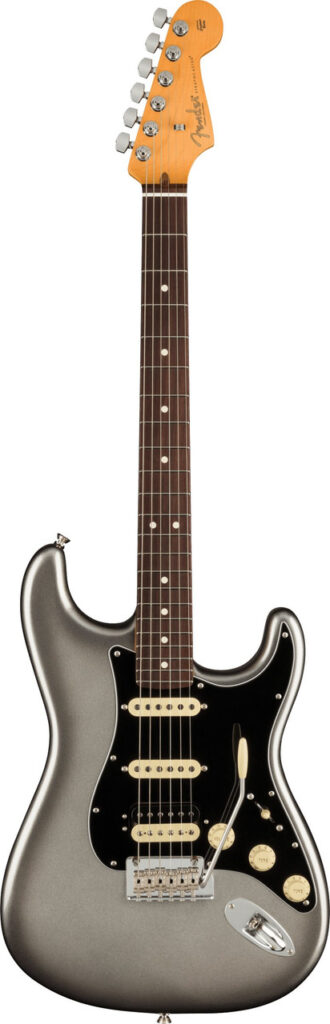 Fender American Professional II Stratocaster HSS in Mercury with Rosewood Fingerboard