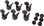 Fender Locking Stratocaster and Telecaster Tuners in Black - Image 3