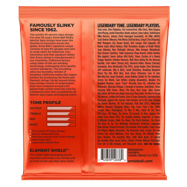 Ernie Ball 6-String Long Scale Slinky Bass Strings 32-130 - Image 5