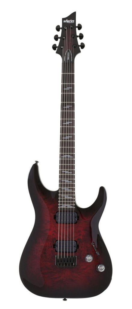 Schecter Omen Elite 6 in Black Cherry Burst