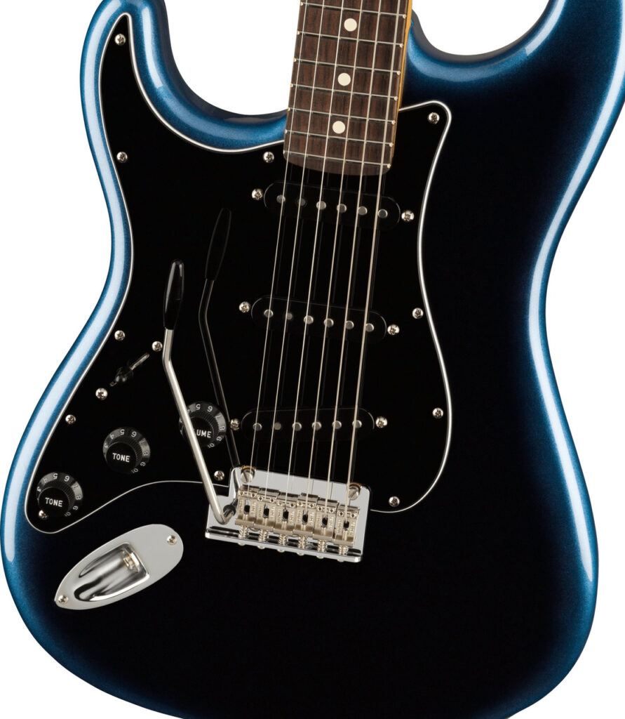 Fender American Professional II Stratocaster Left Handed in Dark Night with Rosewood Fingerboard