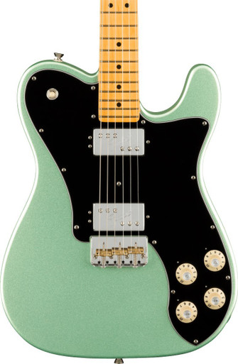 Fender American Professional II Telecaster Deluxe in Mystic Surf Green - Image 1