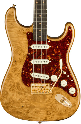 Fender Custom Shop Artisan Maple Burl Stratocaster NOS in Natural