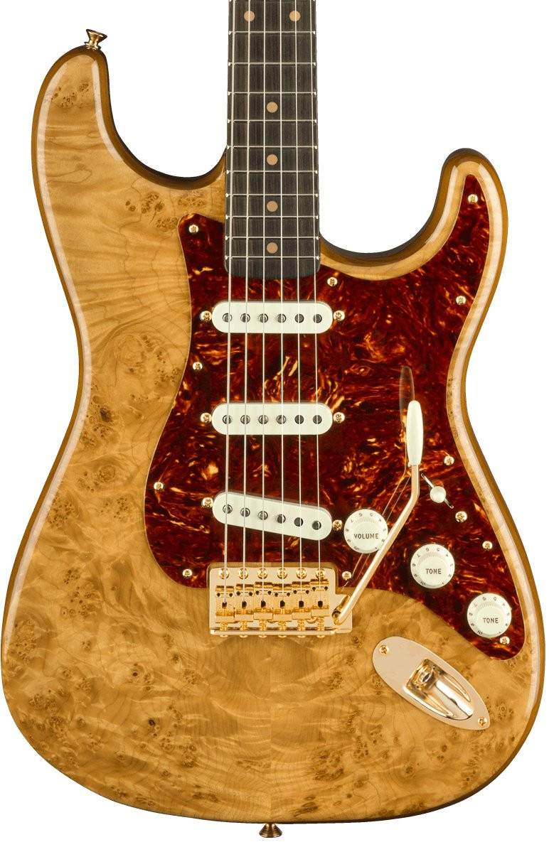 Fender Custom Shop Artisan Maple Burl Stratocaster NOS in Natural - Image 2