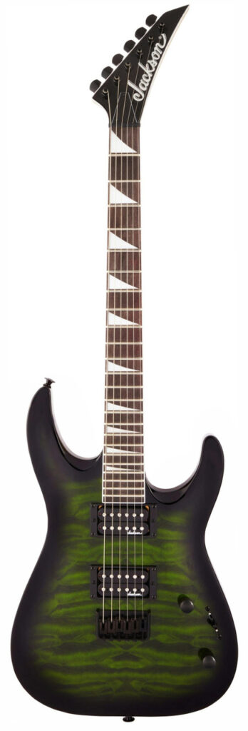 Jackson JS Series JS32Q DKA HT in Trans Green Burst