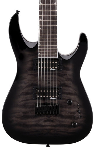 Jackson JS Series JS227 DKA QM in Trans Black Burst