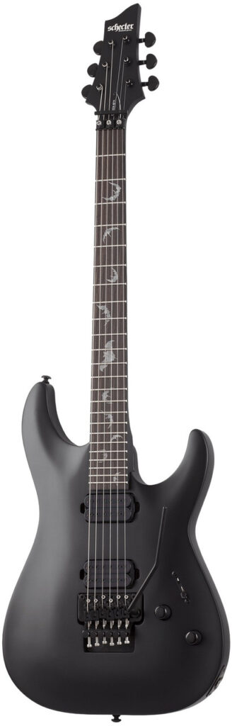 Schecter Damien 6 FR in Satin Black