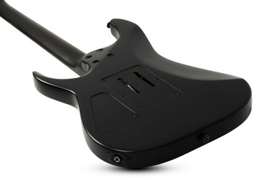Schecter Damien 6 FR in Satin Black - Image 6