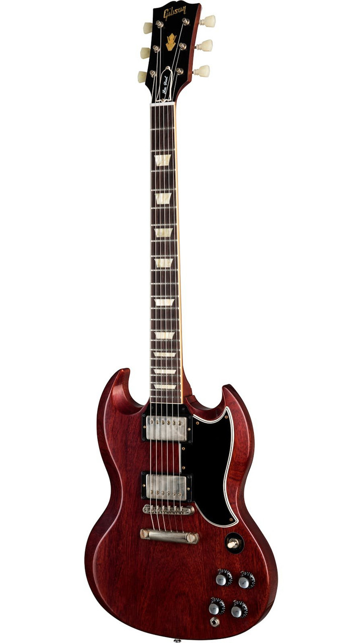 Gibson Custom Shop 1961 Les Paul SG Standard Reissue Stop-Bar VOS in Cherry Red - Image 5