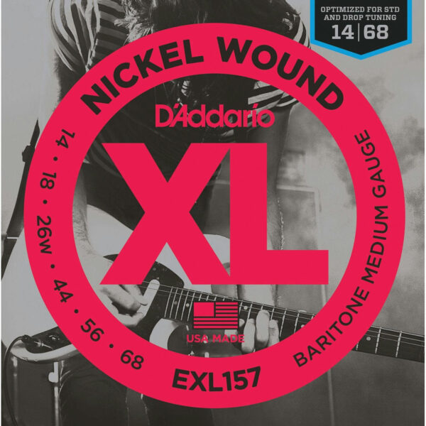 D'Addario XL 14-68 Baritone Medium Nickel Wound Strings - Image 4