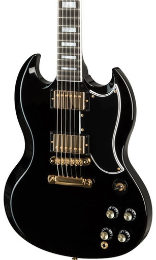 Gibson Custom Shop SG Custom 2-Pickup in Ebony