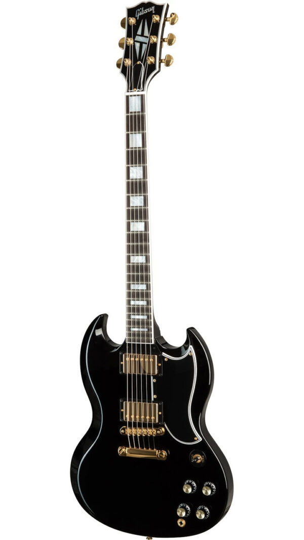 Gibson Custom Shop SG Custom 2-Pickup in Ebony - Image 5