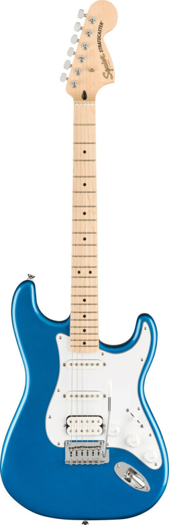 Squier Affinity Stratocaster HSS Pack in Lake Placid Blue with Frontman 15G Amp