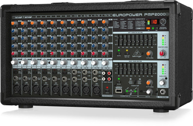 Behringer PMP2000D 2000-Watt 14-Channel Powered Mixer with Klark Teknik Multi-FX Processor - Image 6