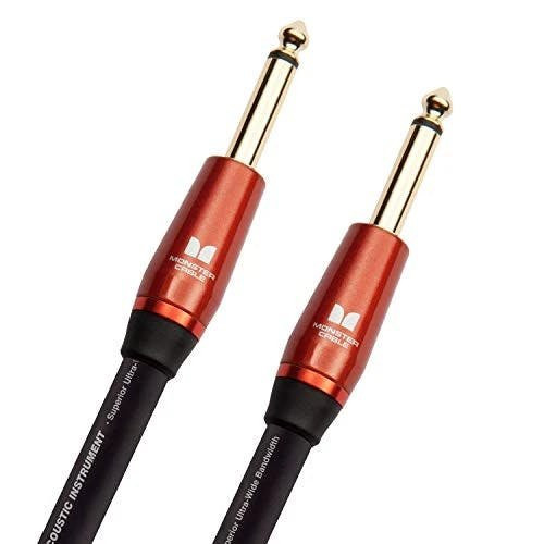 Monster Prolink Acoustic 12 ft Instrument Cable - Straight Jack - Image 4