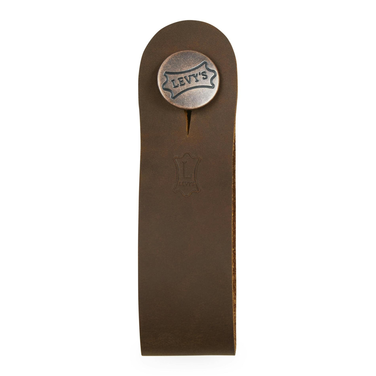 Levy Accessories Leather Headstock Strap Adapter Brown - Image 5