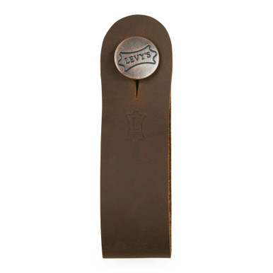 Levy Accessories Leather Headstock Strap Adapter Brown - Image 2