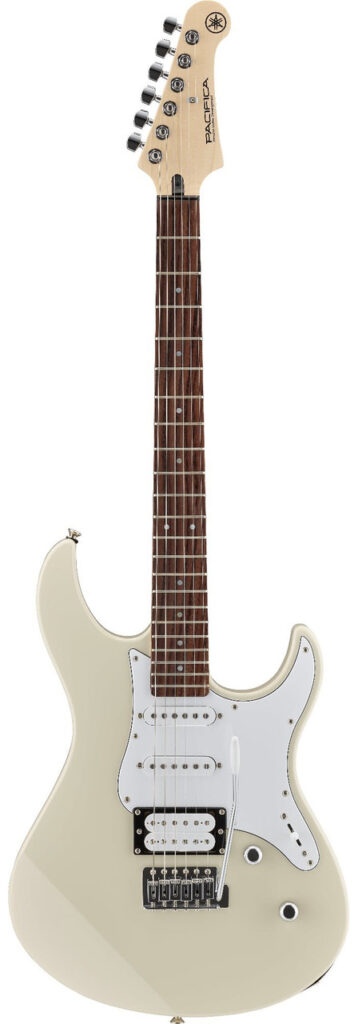 Yamaha Pacifica 112V in Vintage White with Remote Lesson