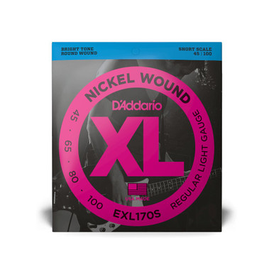 D'Addario EXL170S Bass String Set - 45-100 Short Scale