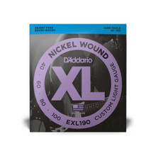 D'Addario EXL190 Nickel Wound Custom Light Bass Strings - 40-100 Long Scale - Image 2