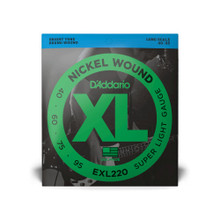 D'Addario EXL220 Nickel Wound Super Light Bass Strings - 40-95 Long Scale - Image 2