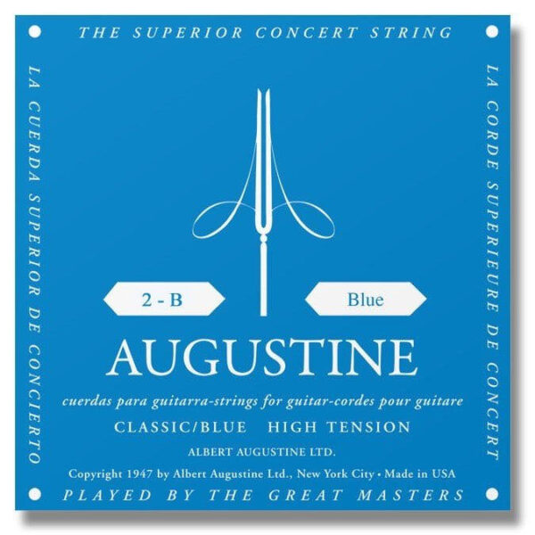 Augustine Blue HT Single B or 2nd Classical Guitar String - Image 4