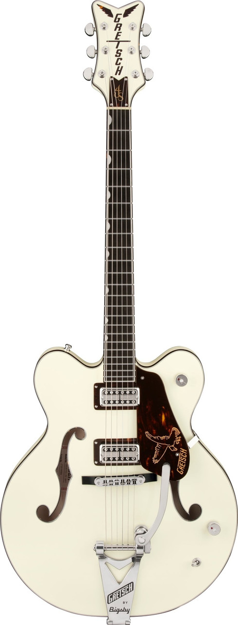 Gretsch G6636T-RF Richard Fortus Signature Falcon Centre Block in Vintage White with Bigsby - Image 5