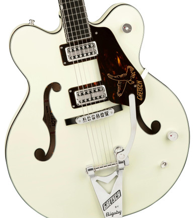 Gretsch G6636T-RF Richard Fortus Signature Falcon Centre Block in Vintage White with Bigsby - Image 6