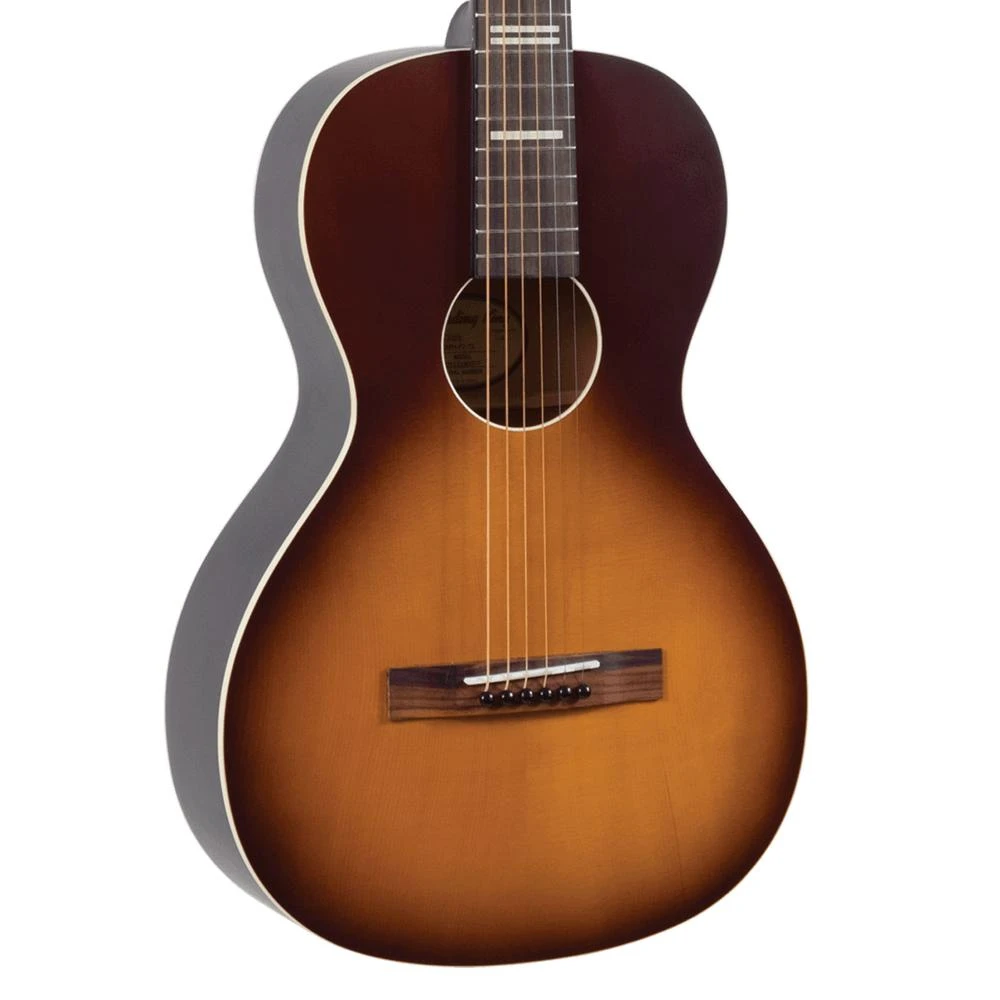 B Stock : Recording King RPH-P2 Dirty 30s CrossCountry Parlor Acoustic in Tobacco Sunburst - 001