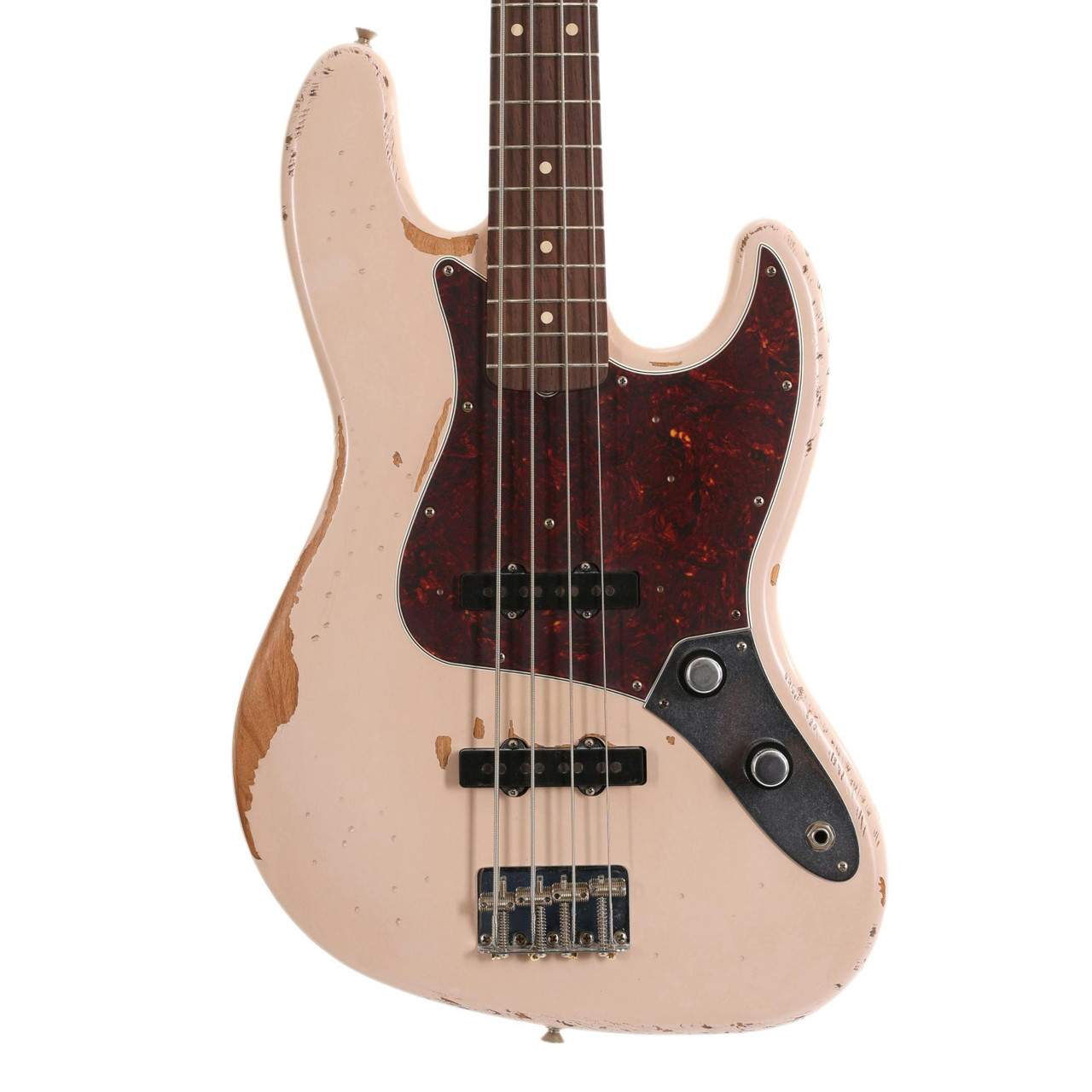 B Stock : Fender Flea Signature Jazz Bass Guitar in Shell Pink - 002 - Image 2