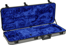 Fender Deluxe Molded Strat and Tele Case Silver and Blue - Image 3