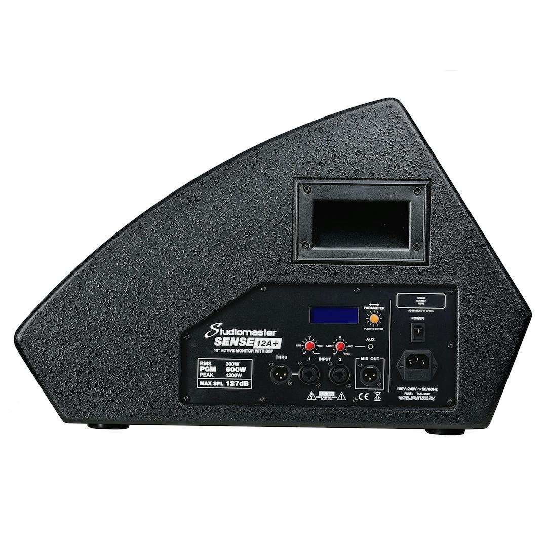 Studiomaster Sense 12A+ active floor Monitor Speaker with DSP - Paint Finish - Image 5