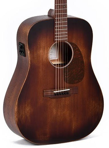Sigma DM-15E Aged Dreadnought Electro Acoustic in Distressed Satin