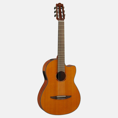 Yamaha NCX1C Electro Classical Guitar in Natural Red Ceder Top - Image 6
