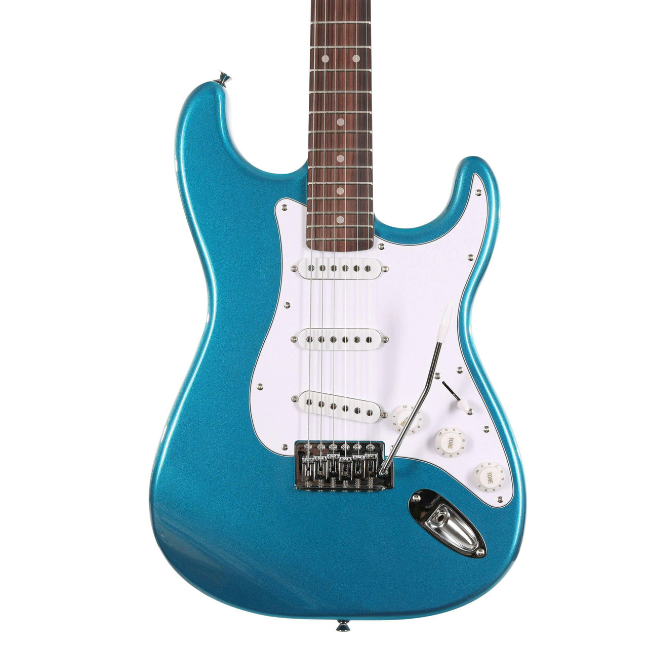 B Stock : EastCoast ST1 Electric Guitar in Lake Placid Blue with Rosewood Fretboard - 010 - Image 2
