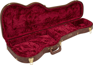 Fender Stratocaster-Telecaster Poodle Case Brown - Image 6