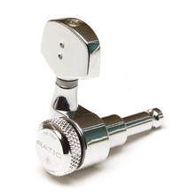 Graphtech 3+3 Ratio Contemporary Electric Locking Machine Heads in Chrome - Image 2