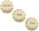 Fender Stratocaster Road Worn Knobs in Aged White - Image 3