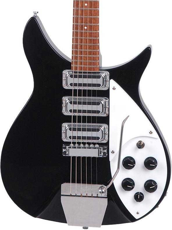 Rickenbacker 325 C64 Semi Hollow Electric Guitar in Jetglo