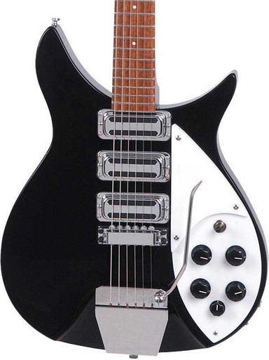 Rickenbacker 325 C64 Semi Hollow Electric Guitar in Jetglo