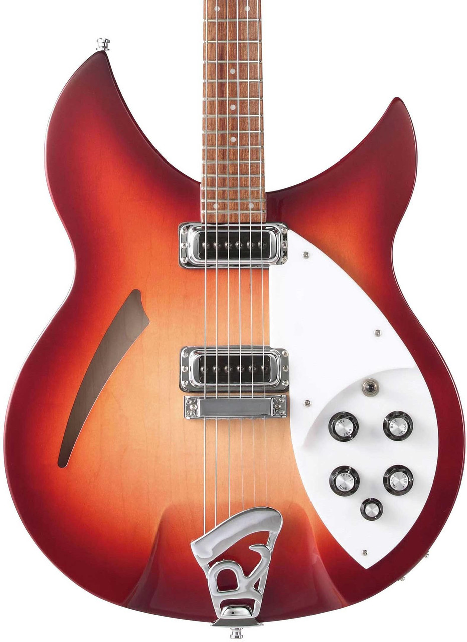 Rickenbacker 330 Semi Hollow Electric Guitar in Fireglo