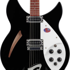 Rickenbacker 330 Semi Hollow Electric Guitar in Jetglo