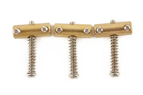 Fender Telecaster Compensated Bridge Saddle Set - Image 4