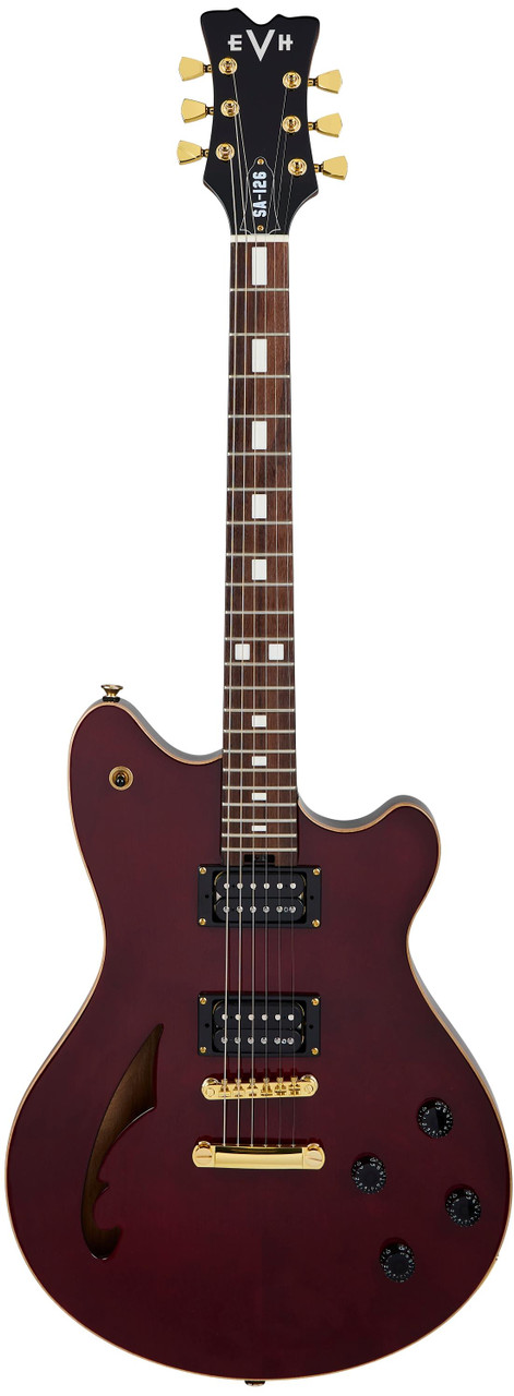 EVH SA-126 Standard Guitar In Wine Red - Image 5