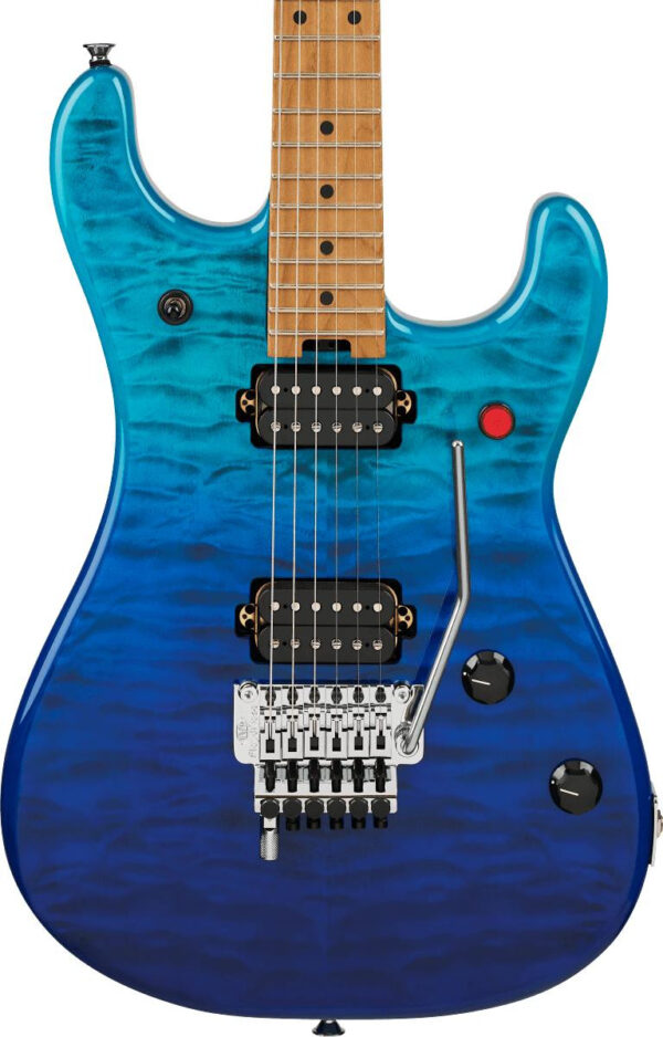 EVH 5150 Series Deluxe QM Electric Guitar in Pacific Drift